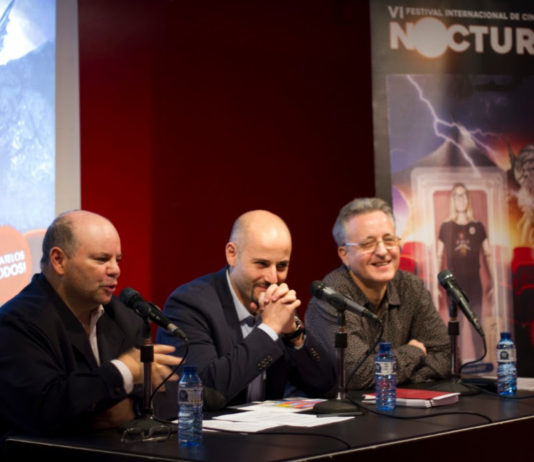 Programa completo de NOCTURNA MADRID, que abrirá ‘LA NOCHE DE HALLOWEEN’ De izquierda a derecha, el productor del Festival, José Luis Alemán, en el centro el director, Sergio Molina y a continuación el coordinador de actividades paralelas, Antonio Busquets.