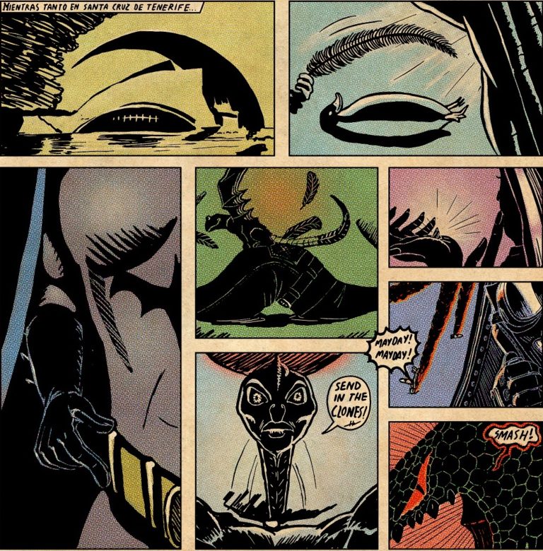 Detalle del póster del XV Salón del Cómic de Santa Cruz de Tenerife.