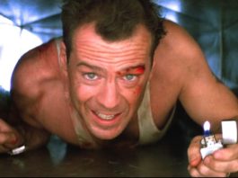 ‘JUNGLA DE CRISTAL’, con Charlas de Cine: Navidad en el Nakatomi Plaza Mítico fotograma de 'Jungla de Cristal'.