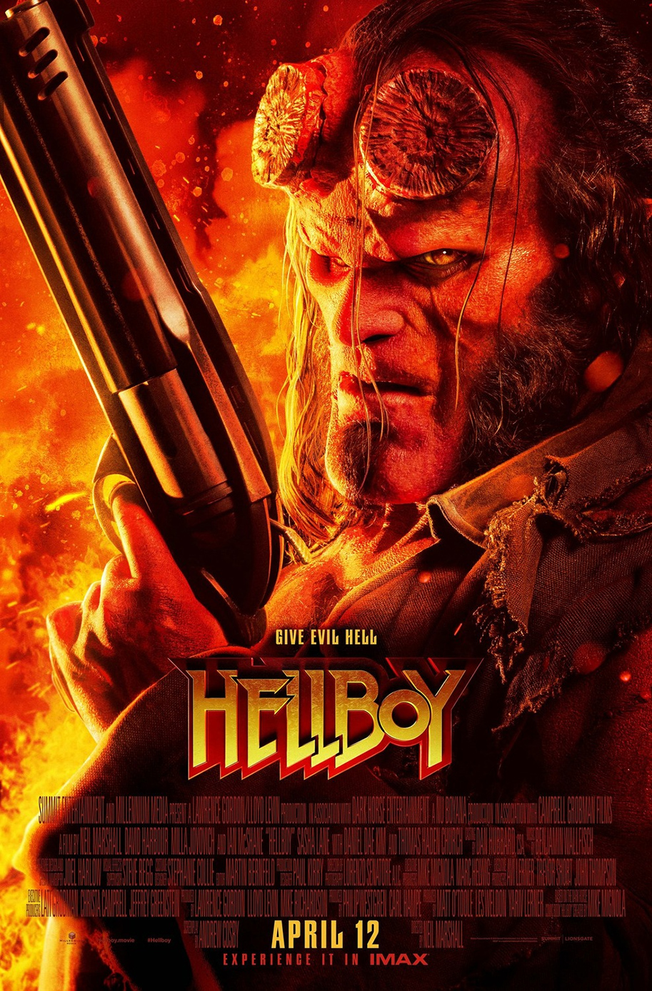 Póster de 'Hellboy', de Neil Marshall.