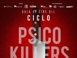 El Aula de Cine de la ULL ofrece un ciclo dedicado al cine de psicokillers Póster Ciclo Aula de Cine de la ULL dedicado al cine de psicokillers.