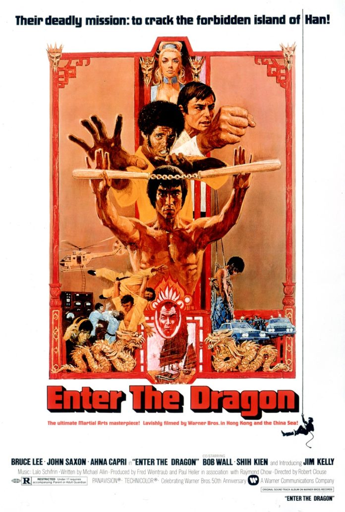 Póster original de 'Enter the Dragon' ('Operación Dragón').