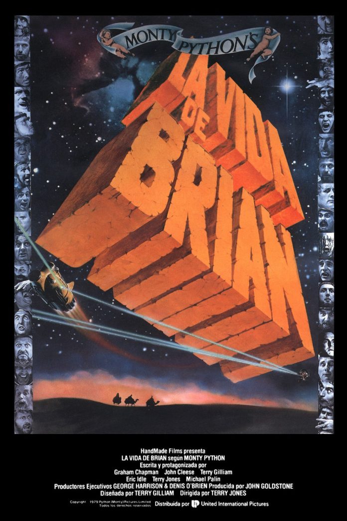 Póster de 'La vida de Brian'.