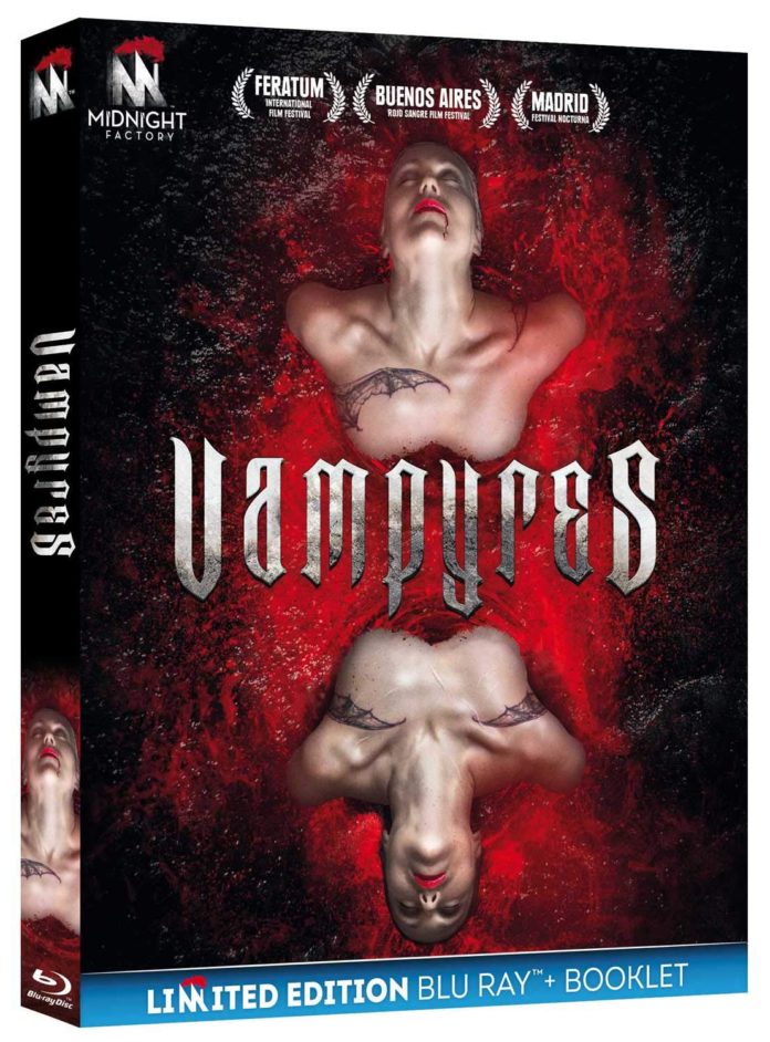 Carátula de la edición italiana en Blu-Ray de 'Vampyres'.
