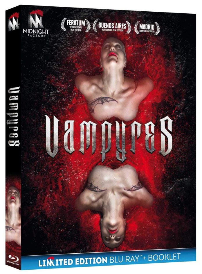 Carátula de la edición italiana en Blu-Ray de 'Vampyres'.
