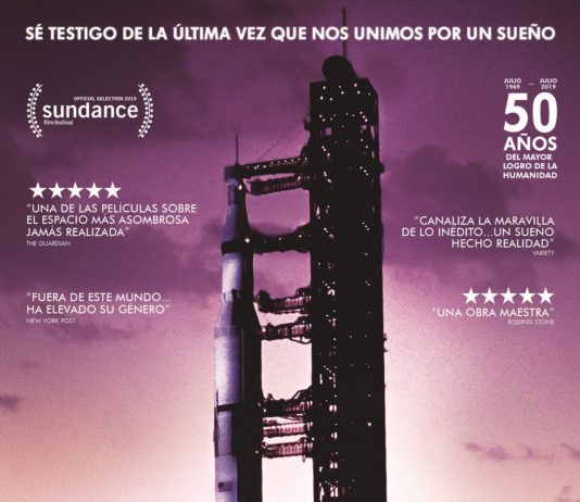 Charlas de Cine se suma a la celebración del 50º aniversario de la misión ‘Apolo 11’ Póster 'Apolo 11'. A Contracorriente Films