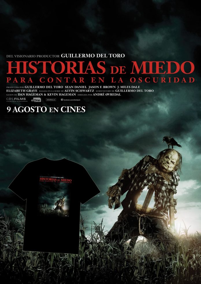 Promoción 'Historias de miedo para contar en la oscuridad'.