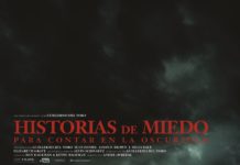 Guillermo del Toro y André Øvredal hablan sobre los libros de ‘HISTORIAS DE MIEDO PARA CONTAR EN LA OSCURIDAD’ Cartel 'Historias de miedo para contar en la oscuridad'.