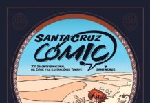 El XVI SALÓN INTERNACIONAL DEL CÓMIC de Tenerife celebra el 80 cumpleaños de Batman Segundo cartel de la XVI edición del Salón Internacional del Cómic y la Ilustración de Tenerife, diseñado por Lucas Morales.