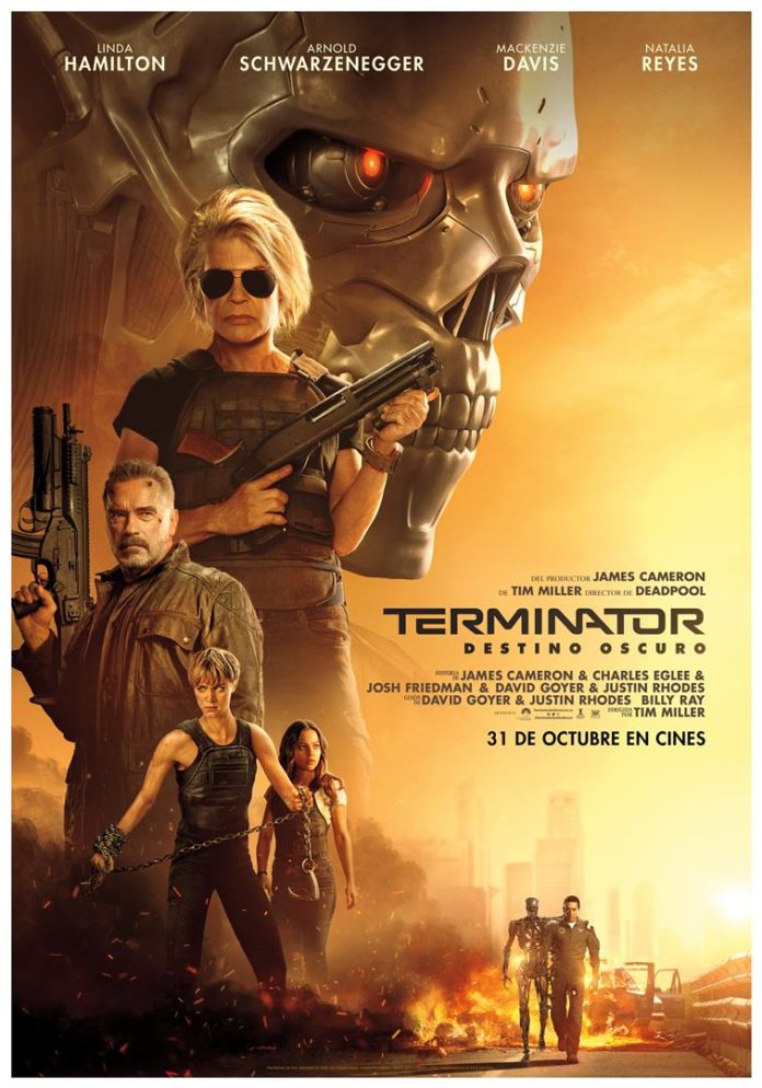 Póster 'Terminator: Destino oscuro'.