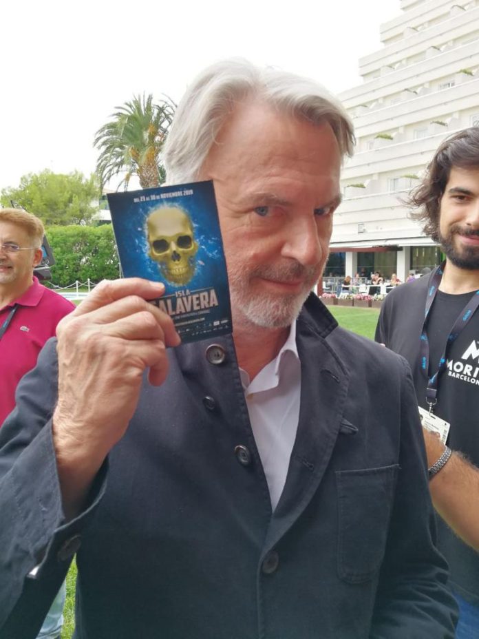 Sam Neill se fija en el Festival Isla Calavera. Foto: Daniel Fumero