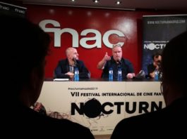 NOCTURNA 2019: ‘EL CUERVO’, la criatura maldita de la noche Alex Proyas junto al director del Festival Nocturna Madrid, Sergio Molina.