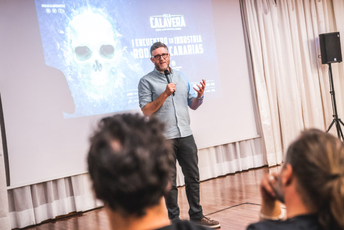 El productor Daniel Noah, SpectreVision, uno de los destacados ponentes del I Encuentro de Industria Isla Calavera: Rodar en Canarias. El productor Daniel Noah, SpectreVision, uno de los destacados ponentes del I Encuentro de Industria Isla Calavera: Rodar en Canarias.