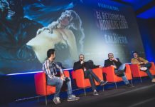 Paul Naschy, el gran mito del fantástico español De izquierda a derecha, Miguel Ángel Rodríguez, Sergio Molina, Daniel Fumero y Fernando de Iturrate, en el homenaje brindado por el Festival Isla Calavera a Paul Naschy. | Foto: Rommel Messia