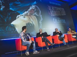 Paul Naschy, el gran mito del fantástico español De izquierda a derecha, Miguel Ángel Rodríguez, Sergio Molina, Daniel Fumero y Fernando de Iturrate, en el homenaje brindado por el Festival Isla Calavera a Paul Naschy. | Foto: Rommel Messia