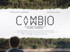 El FESTIVAL ISLA CALAVERA ofrece una selección de cortos en abierto Póster del cortometraje 'Cambio', de Daniel Romero.