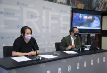 FIMUCITÉ, la resistencia de los festivales de música de cine, alcanza su decimocuarta edición La FIMUCITÉ levanta el telón de su decimocuarta ediciónla consejera de Cultura, Educación, Juventud, Museos y Deportes del Cabildo insular de Tenerife, Concepción Rivero, y el director del festival, Diego Navarro.