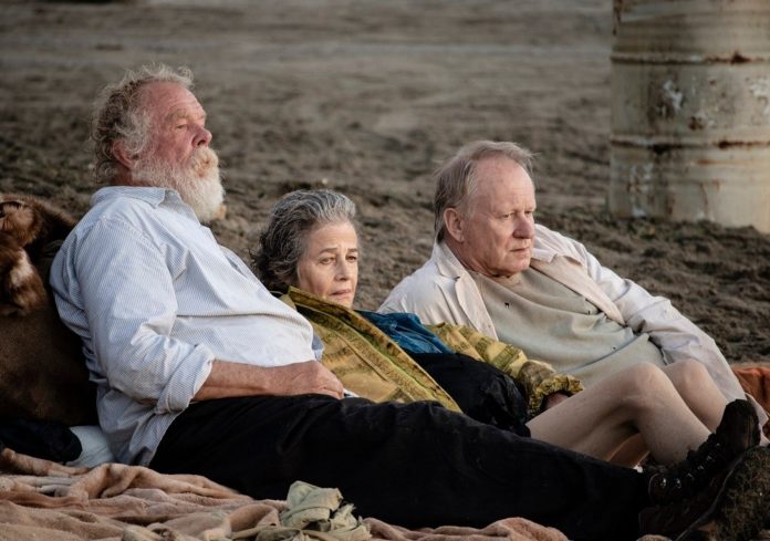 Nick Nolte, Charlotte Rampling y Stellan Skarsgaard en Last Words, de Jonathan Nossiter.