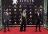‘NO MATARÁS’ deja huella en Sitges El director David Victori y los protagonistas de ‘No matarás’, Milena Smit y Mario Casas, en la alfombra roja previa al estreno en Sitges.