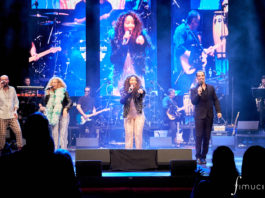 La Pop Culture Band de FIMUCITÉ propone un viaje a través de la música del cine de Scorsese Concierto "Let's Dance" de la Pop Culture Band con Vince DiCola como artista invitado. Teatro Guimerá © Aarón S. Ramos/Fimucité