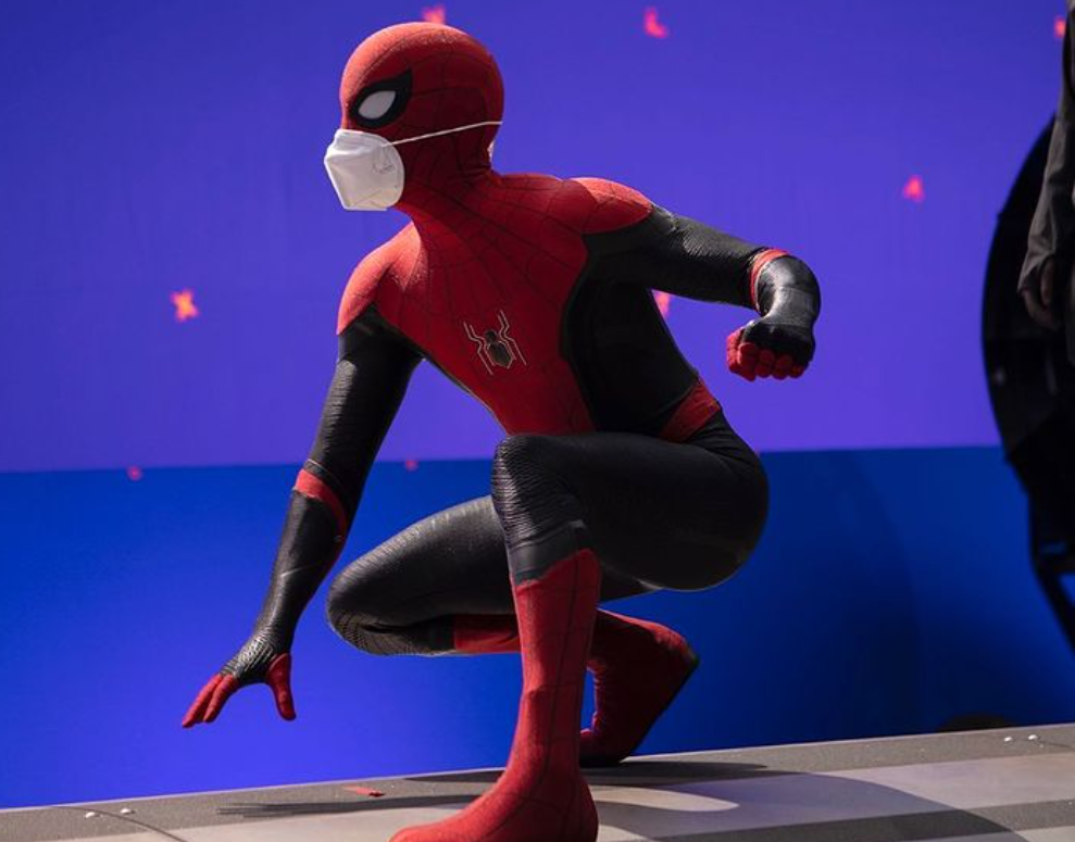 Tom Holland como el Hombre araña en la primera imagen del rodaje de ‘Spider-Man 3’