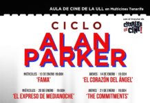 El Aula de Cine de la ULL arranca 2021 con un ciclo sobre Alan Parker Cartel ciclo Alan Parker del Aula de Cine de la ULL