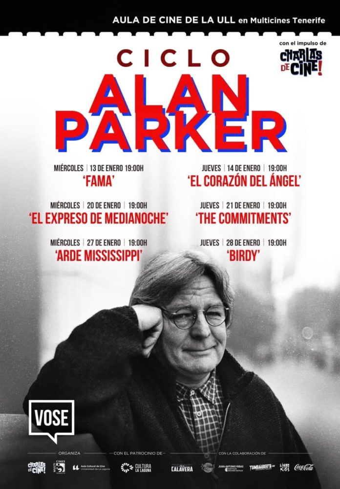 Cartel ciclo Alan Parker del Aula de Cine de la ULL