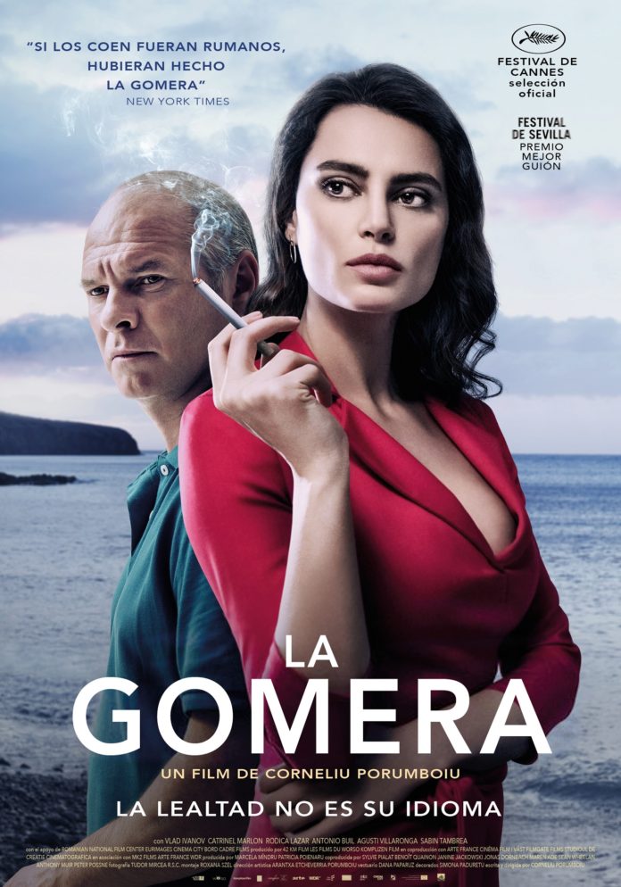 Póster del thriller La Gomera (The Whistlers).