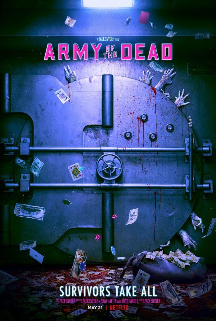 Teaser poster de Army of the dead, de Zack Snyder.