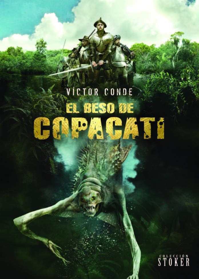 Portada 'El beso de Copacati', de Víctor Conde. Dolmen Editorial.