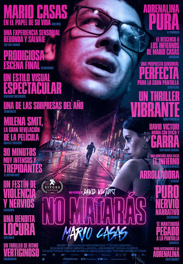 Cartel 'No matarás', de David Victori.