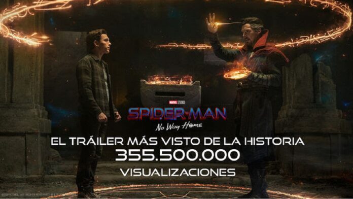 El primer tráiler oficial de “SPIDER-MAN: No Way Home” bate todos los récords.