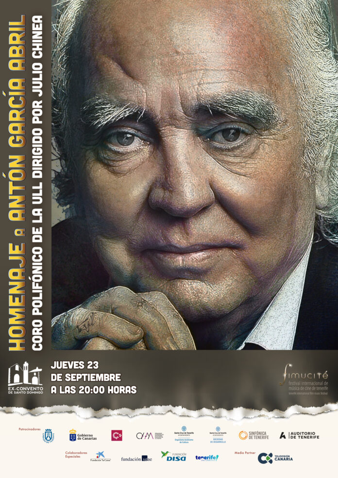 Cartel concierto Homenaje a Antón García Abril. FIMUCITÉ 2021.