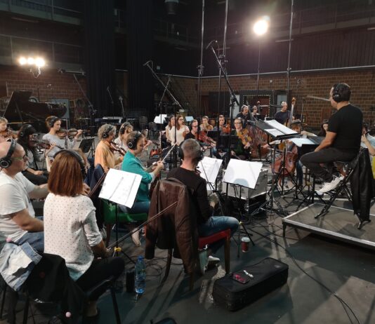 La música del original de Netflix EL PÁRAMO, escrita por Diego Navarro, se graba en Cracovia Sesión de grabación de la banda sonora original de El Páramo. // (c) Gorka Oteiza (Soundtrackfest)