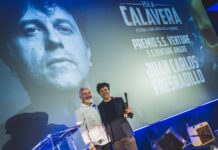 Juan Carlos Fresnadillo participa en un cinefórum sobre BLADE RUNNER en La Palma Juan Carlos Fresnadillo recoge el Premio Isla Calavera S. S. Venture 2019 de manos de Rick Baker.