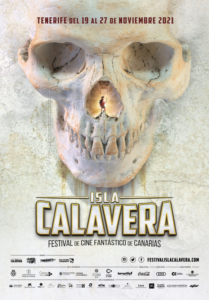 Cartel oficial del Festival Isla Calavera 2021.
