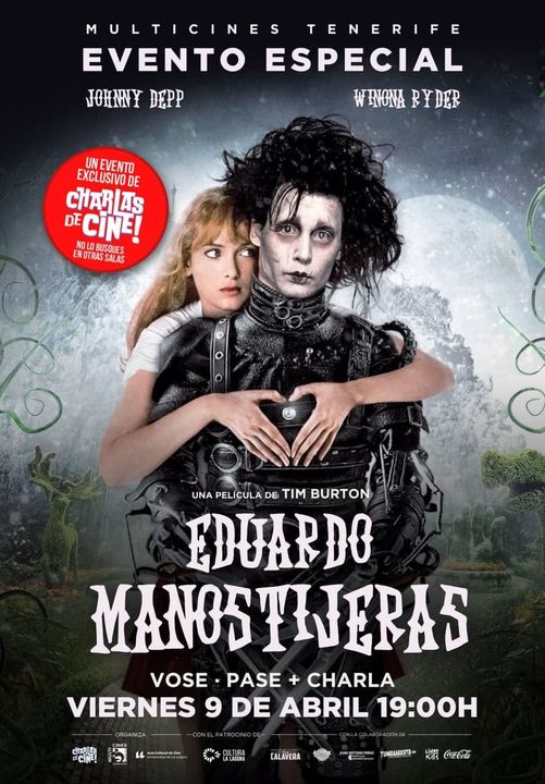 'Eduardo Manostijeras', de Tim Burton, en Charlas de Cine.