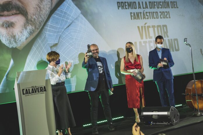 Víctor Matellano, Premio Isla Calavera a la Difusión del Fantástico 2021.