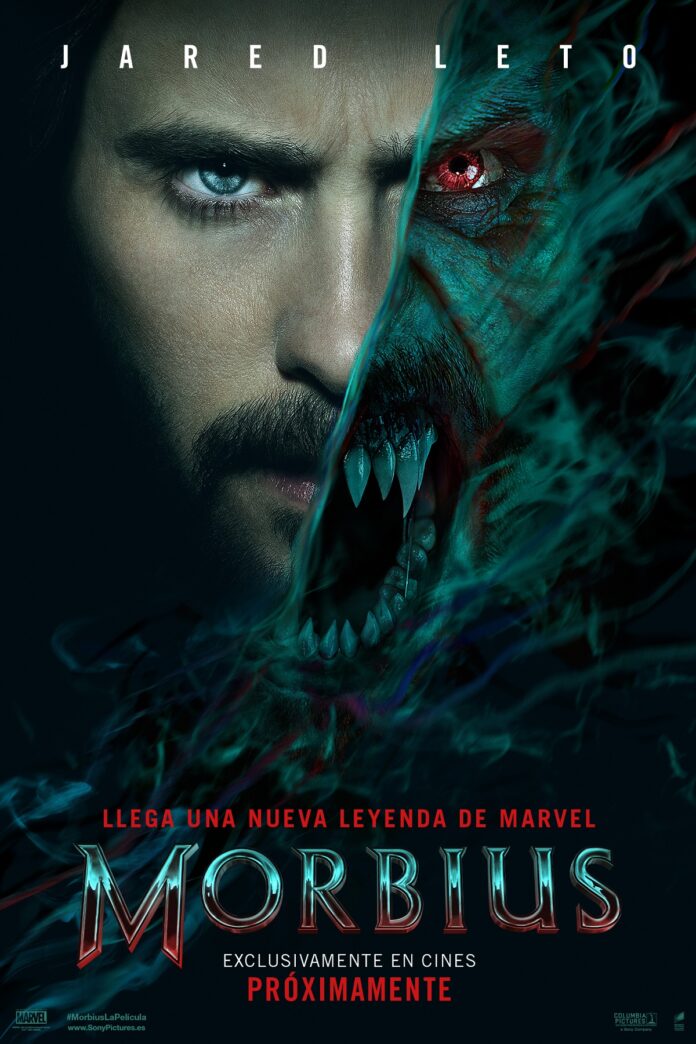 Póster de 'Morbius'. (c) Columbia Pictures