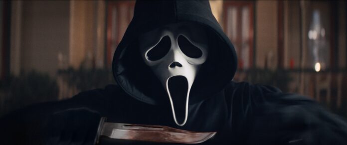 Ghostface en Scream, de Paramount Pictures y Spyglass Media.
