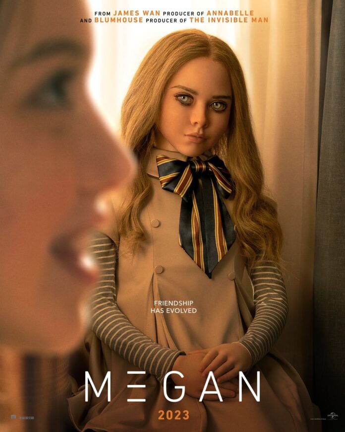 Póster de ‘M3gan’, la nueva propuesta de terror de la factoría de James Wan.