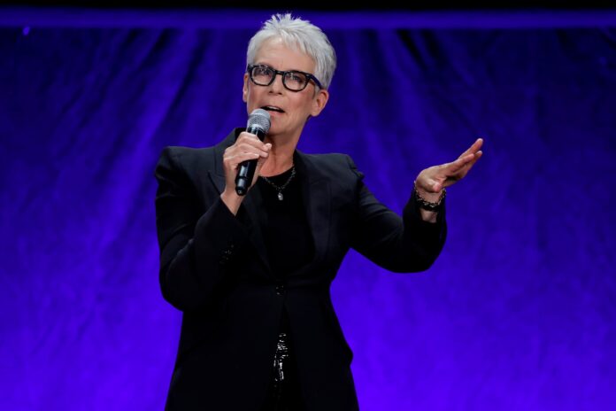 Jamie Lee Curtis en CinemaCon 2022.