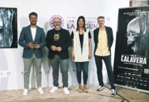 El FESTIVAL ISLA CALAVERA presenta cartel y un nuevo avance de su sexta edición De izda. a dcha., el alcalde de La Laguna Luis Yeray Gutiérrez, Daniel Fumero, codirector de Isla Calavera, la concejala de Cultura Yaiza López y Josemi Beltrán, director de la Semana de Cine Fantástico y de Terror de San Sebastián.