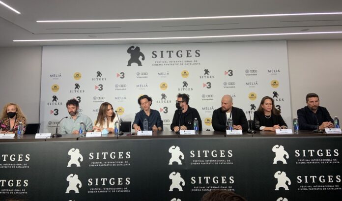 Presentación en rueda de prensa en Sitges 2021 de la serie 'Historias para no dormir'.