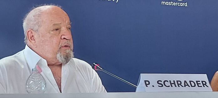 Paul Shrader, en el Festival de Venecia 2022.