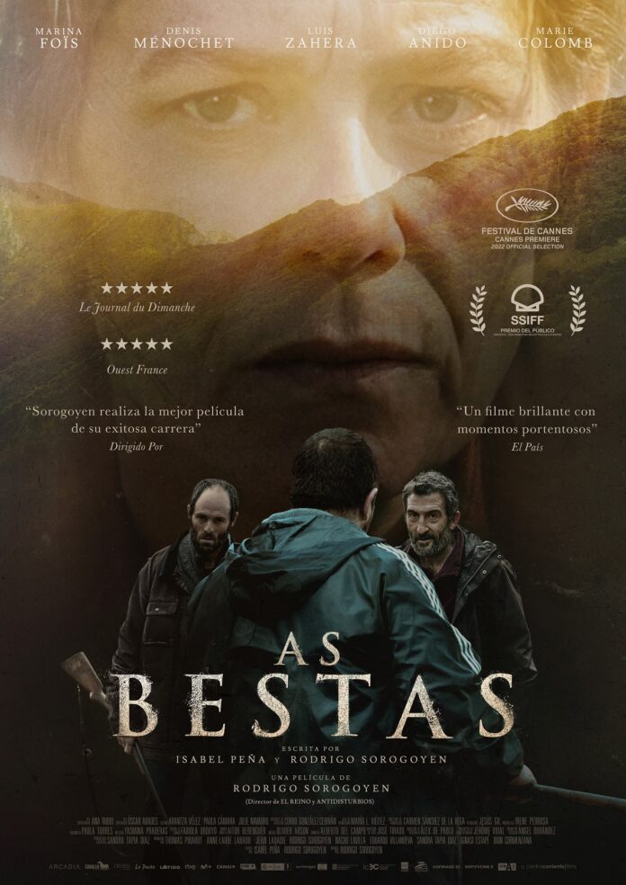 Póster de As Bestas, de Rodrigo Sorogoyen.