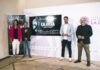 ISLA CALAVERA se convierte en el FESTIVAL DE CINE FANTÁSTICO DE CANARIAS CIUDAD DE LA LAGUNA Yaiza López Landi, Fran Marichal, Luis Yeray Gutiérrez y Daniel Fumero, en rueda de prensa Isla Calavera.