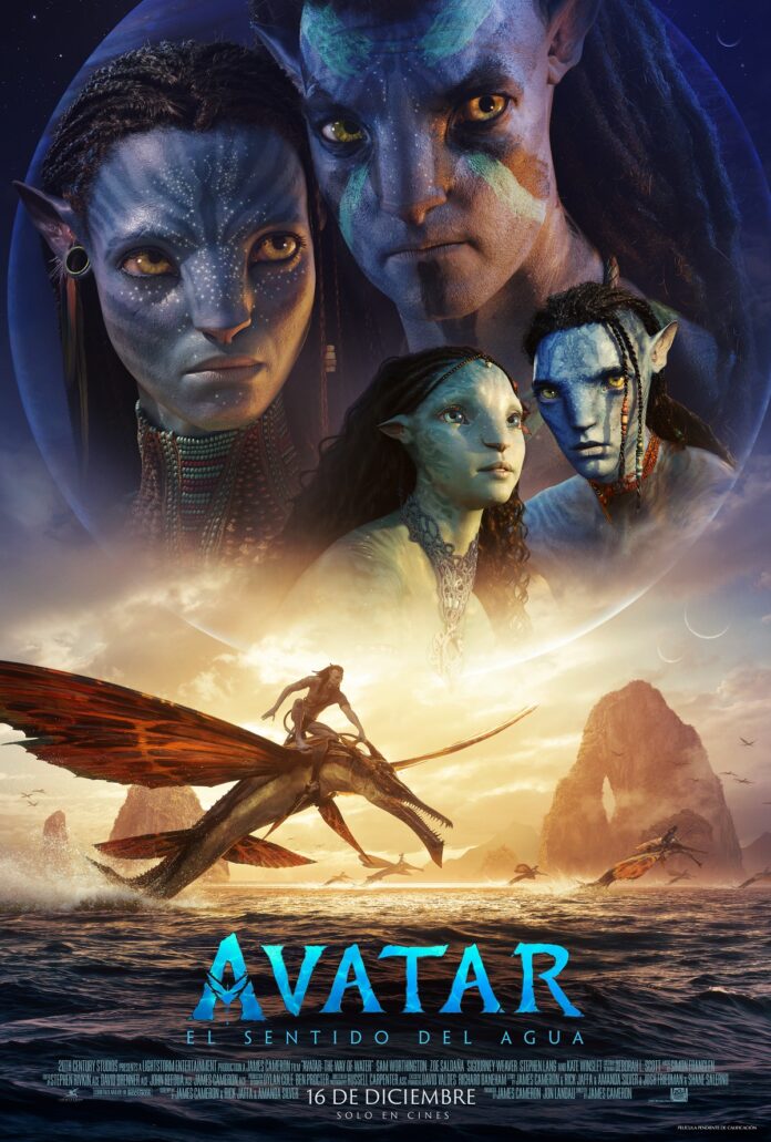 Póster Avatar: El sentido del agua