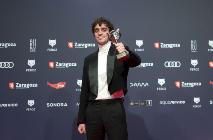 Nacho Sánchez, Premio Feroz al mejor actor protagonista por Mantícora. (c) Alberto Ortega