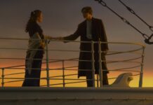 Charlas de Cine propone una sesión especial dedicada a TITANIC 3D Kate Winslet y Leonardo DiCaprio, en Titanic, de James Cameron.
